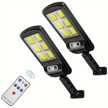 LAMPA ULICZNA 60 W 3300 LM ZASILANIE SOLARNE RUCHU ZMIERZCHU PILOT
