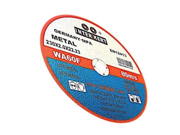 ЩИТИТЕЛЬНЫЕ ДИСКИ ДЛЯ РЕЗКИ МЕТАЛЛА СТАЛИ INTERKERT INTER-KERT 230x2,0