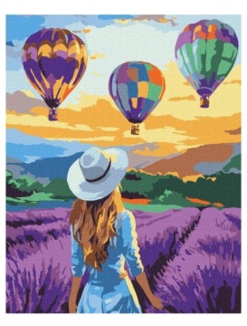 Малювання за номерами - Лавандові.. 30x40 см