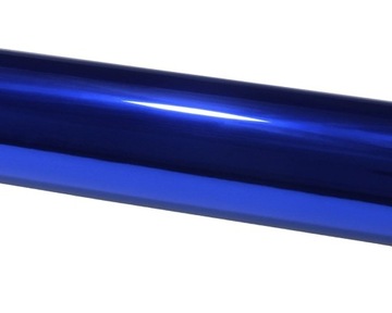 FOLIA NIEBIESKI METALLIC 50cm x 152cm NIEBIESKA METALIK POŁYSK SAMOCHODOWA