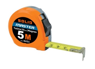 MIARA ZWIJANA STALOWA MAGNETYCZNA 5m x 25mm 6421