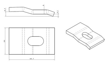 СТОЙКА СЦЕПКИ, КРЕПЛЕНИЕ ДЕРЖАТЕЛЯ ЗАПАСНОГО КОЛЕСА