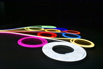 Светодиодная лента Neon FLEX оранжевая 12В IP67 6х12
