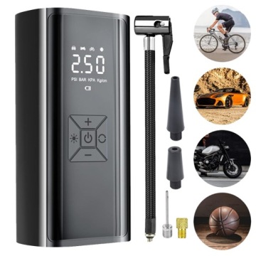 ПОРТАТИВНЫЙ ШИННЫЙ НАСОС ЭЛЕКТРИЧЕСКИЙ ВОЗДУШНЫЙ НАСОС ДЛЯ ВЕЛОСИПЕДНЫХ МЯЧИКОВ 12В
