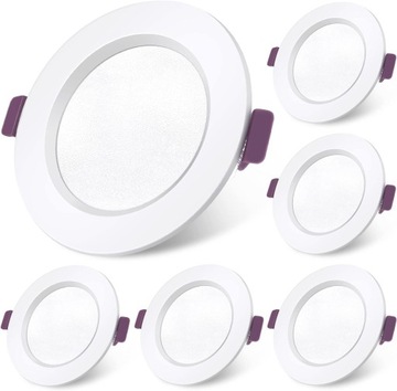 12 SZT OCZKO SUFITOWE LAMPA LED DOWNLIGHT 9W 3000K 500LM