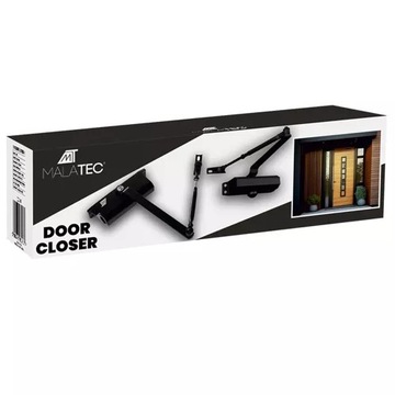 Доводчик черный 40-60кг Malatec 23598a