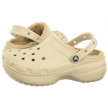 Buty Klapki Crocs Classic Platform 207938 Białe