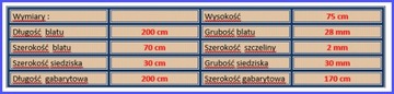 Stół ogrodowy Ławostół piwny 200x170 PRODUCENT