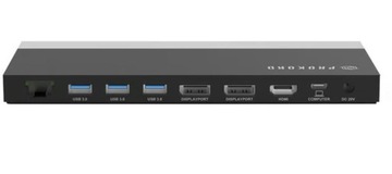 Uniwersalna Stacja dokująca Prokord II 2XDP PD-UMD01 USB-C + zasilacz