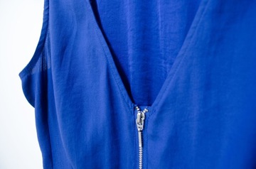 Платье василькового цвета на молнии S 36