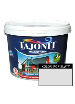 TAJONIT - akrylowa farba zewnętrzna POPIELATY | 1l