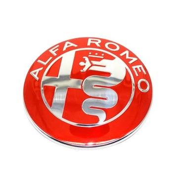 ALFA ROMEO LOGO EMBLEMAT ZNACZEK RED JEDYNE TAKIE