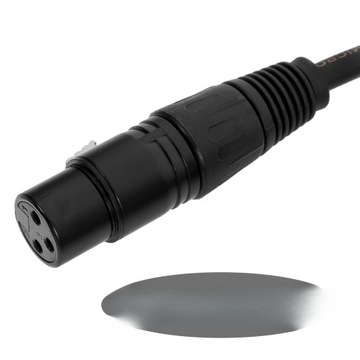 3-PINOWY KABEL SYGNAŁOWY DMX XLR MĘSKI NA ŻEŃSKI