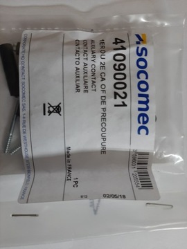 Socomec styk pomocniczy przełącznik zmiany kier.