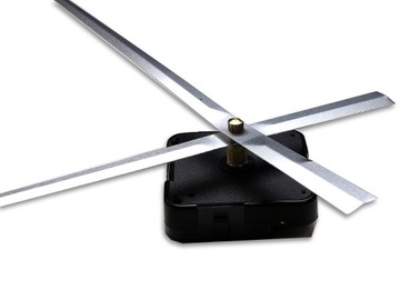 Механизм HT, длинные стрелки, СЕРЕБРО, 24см