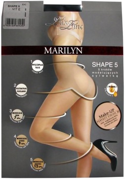 Marilyn Rajstopy Modelujące SHAPE 5 LUX LINE r.3