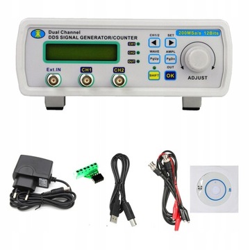 MHS-5206A 6 MHZ DDS dwukanałowy generator funkcji