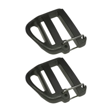 -Webbing Buckle Ladder Lock Slider Backpack 2pcs