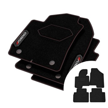 Velurové koberce Carbon pro Hyundai ix35 2010-2015