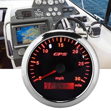 3,3-дюймовый GPS-спидометр, 0-30 миль в час/ч, цветной индикатор скорости