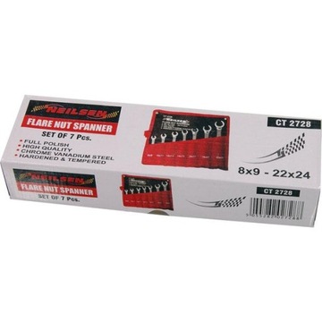 КЛЮЧИ ДЛЯ ТОРМОЗНЫХ ТРУБ ПОЛУОТКРЫТЫХ КОЛЬЦЕВ