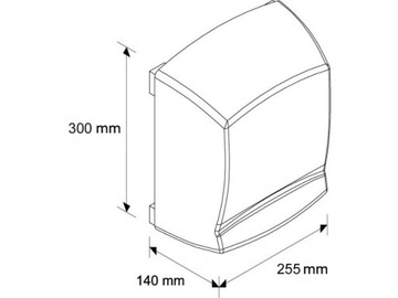 СУШИЛКА ДЛЯ РУК MERIDA OPTIMA, МАТОВАЯ СТАЛЬ, МЕТАЛЛ