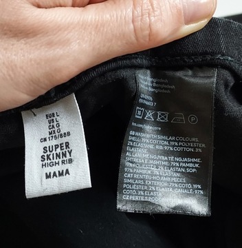 Джинсы для беременных H&M MAMA Super Skinny 75 см