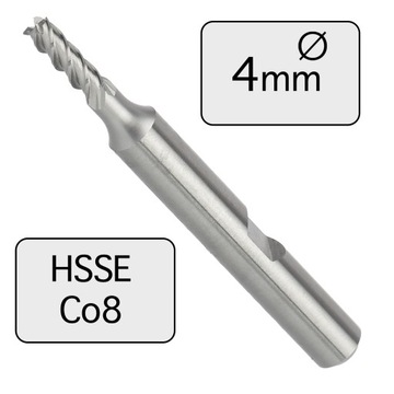4 x 11 Frez palcowy czołowy trzpieniowy HSSE Co8