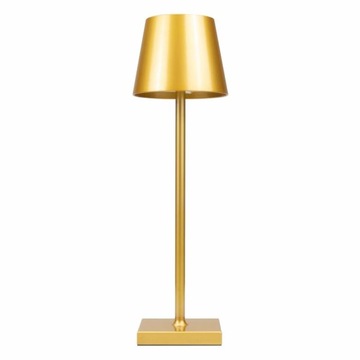Lampka zewnętrzna złota USB 200 lm IP54 diody LED