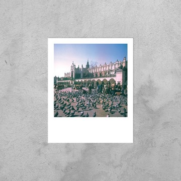 Kartka pocztowa: Kraków Warszawa Pole Polaroid Lue