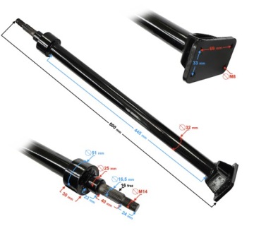 Рулевая колонка для Hisun Tactic 550