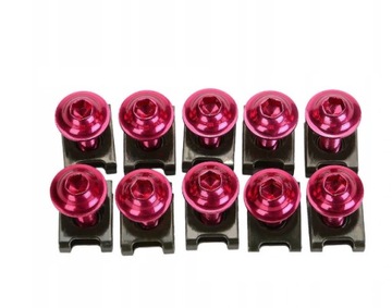 ВИНТ 10 ШТ. М-6 ДЛЯ ОБТЕКТА МОТОЦИКЛА, ЗЕЛЕНЫЙ