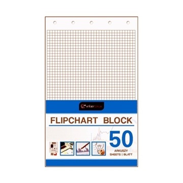 BLOK FLIPCHART 64x100cm KRATKA 50 KARTEK INTERDRUK