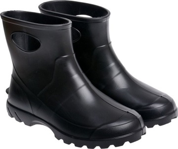 KALOSZE MĘSKIE LEKKIE KRÓTKIE PIANKOWE czarny 47