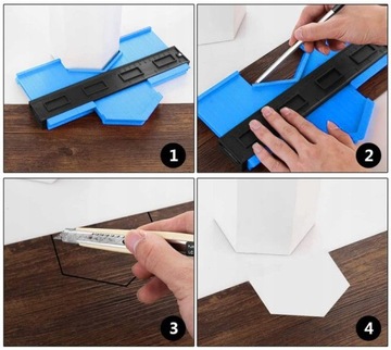 Шаблон трафарета для переноса отображения фигур