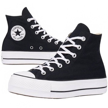 Converse All Star buty trampki czarne platforma 560845C 39,5