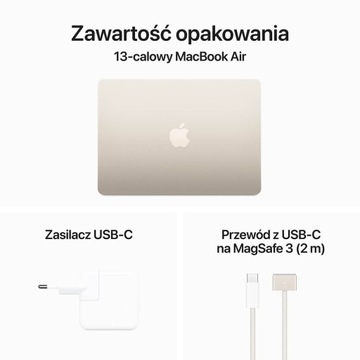Ноутбук MacBook Air 13,6 M3 16 ГБ/512 ГБ Starlight США