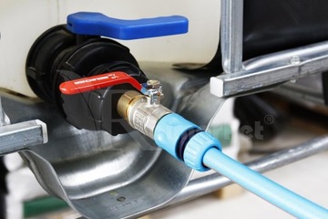 ZAWÓR 3/4 +NAKRĘTKA mauser zbiornik adapter do ZBIORNIKÓW IBC 1000L mauzer