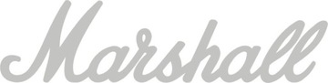 MARSHALL Biała Naklejka 20cm RÓŻNE KOLORY