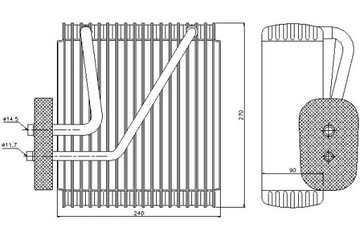 Испаритель NISSENS 92161