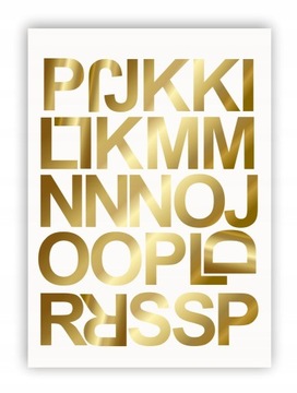 Золотые буквы и цифры самоклеящиеся 100 мм.