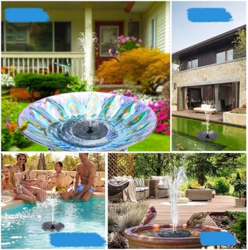 Солнечный насос для уличного садового фонтана 1,5 Вт