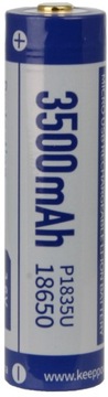 Akumulator KEEPPOWER ICR18650-350PCM 3500mAh m-USB