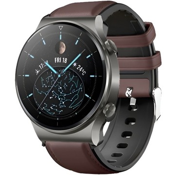 PASEK SKÓRZANY DO HUAWEI WATCH GT 4 5 GT2 GT3 GT4 GT5 PRO GT2e 2e 46MM 48MM