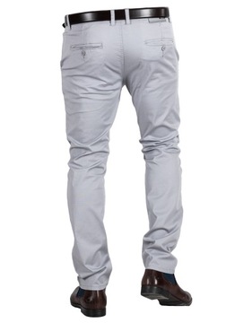 Брюки CHINOS из ткани серого цвета BARRY размер 35