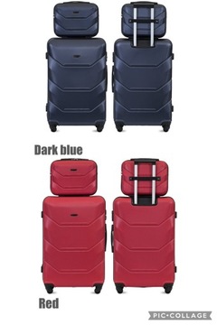 БОЛЬШОЙ ЧЕМОДАН BLOOM XXL 28 + КОРОБКА из АБС-пластика 2 в 1, 15 цветов