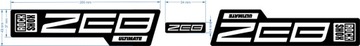 Наклейки на амортизаторы ROCK SHOX ZEB ULTIMATE