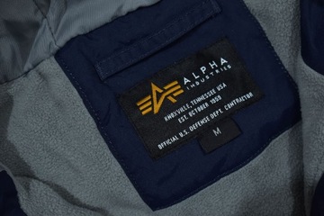 Ciepła Wodoodporna Kurtka Anorak Nasa Alpha Industries M