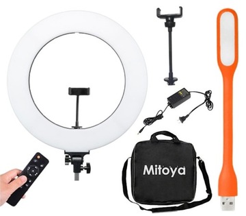 MITOYA LED RING RL-480 LAMPA PIERŚCIENIOWA 60W