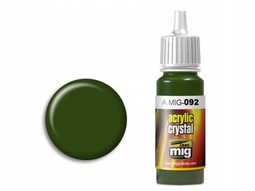 Farba akrylowa Crystal green A.MIG092 AMMO Mig Jimenez